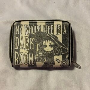 Loungefly Beetlejuice Lydia Rare Black and White Wallet